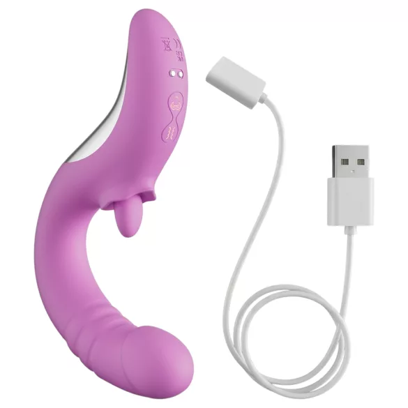 Good Vibes Only - vibrador de empuje para clítoris (rosa)