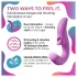 Good Vibes Only - vibrador de empuje para clítoris (rosa)