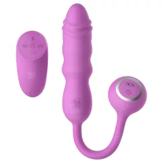   Good Vibes Only - huevo vibrador con empuje y mando a distancia (rosa)