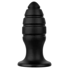 BUTTR Aftershock - plug anal gigante (negro) - 23 cm
