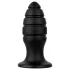 BUTTR Aftershock - plug anal gigante (negro) - 23 cm
