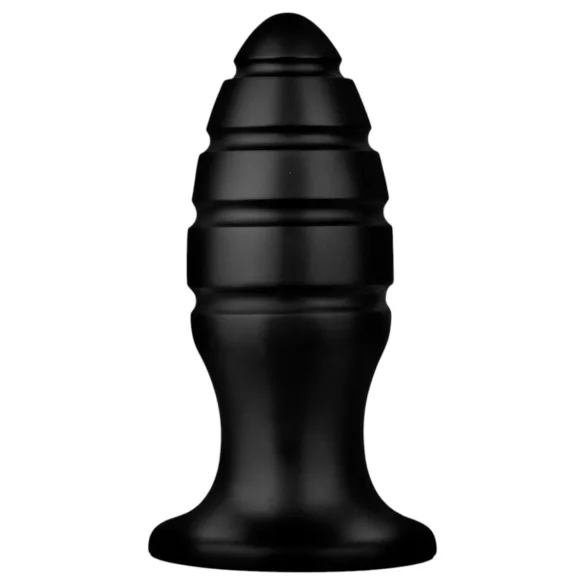 BUTTR Aftershock - plug anal gigante (negro) - 23 cm
