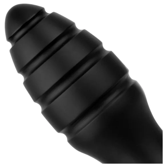 BUTTR Aftershock - plug anal gigante (negro) - 23 cm