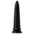 BUTTR Caterpiller - plug anal gigante (negro) - 29 cm