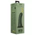 BUTTR Double Ribbed - plug anal gigante acanalado (negro) - 26 cm