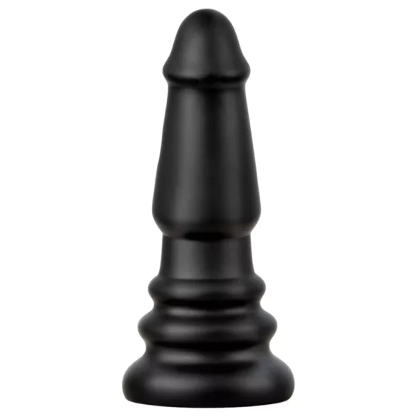 BUTTR Tactical II - plug anal gigante (negro) - 26 cm