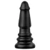 BUTTR Tactical II - plug anal gigante (negro) - 26 cm