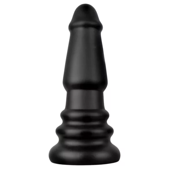 BUTTR Tactical II - plug anal gigante (negro) - 26 cm