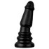 BUTTR Tactical II - plug anal gigante (negro) - 26 cm