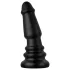 BUTTR Tactical II - plug anal gigante (negro) - 26 cm