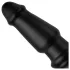 BUTTR Tactical II - plug anal gigante (negro) - 26 cm