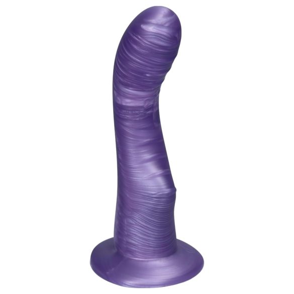 Dildo metálico púrpura Kajsa - con ventosa