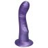 Dildo metálico púrpura Kajsa - con ventosa