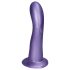 Dildo metálico púrpura Kajsa - con ventosa
