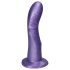 Dildo metálico púrpura Kajsa - con ventosa