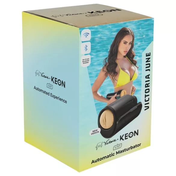 Kiiroo Keon Wifi + Victoria June - masturbador masculino - vagina realista