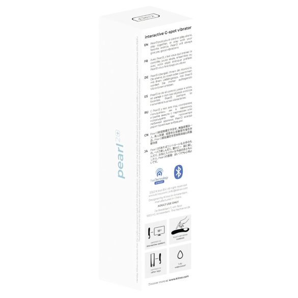 Kiiroo Pearl 2 - vibrador punto G interactivo impermeable silicona verde