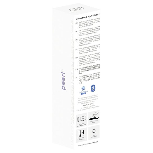 Kiiroo Pearl 3 - vibrador interactivo punto G - silicona lila