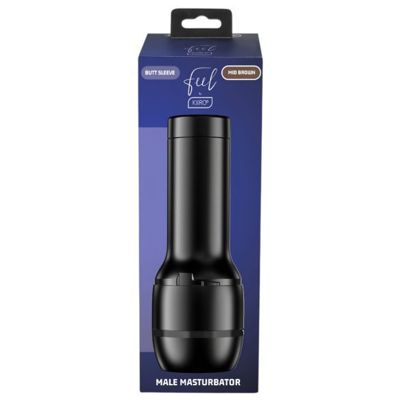 Kiiroo Feel - masturbador vagina y ano realista - silicona marrón