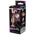 Enamorados Brillantes - plug anal con piedra corazón (oro rosa)