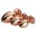 Gleaming Love - set de plugs anales en forma de corazón - rosegold (3 piezas)