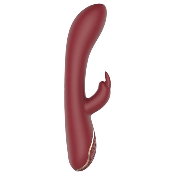 Romance Emily - Vibrador rojo G-punto con estimulador de clítoris