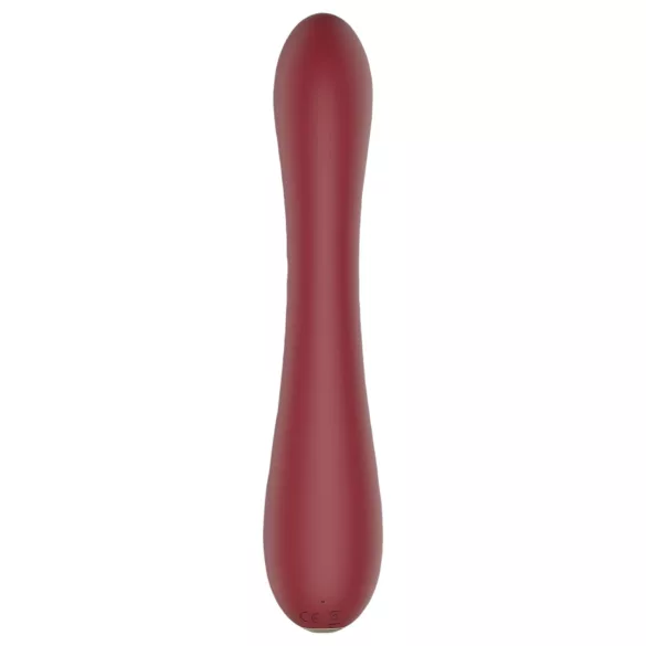 Romance Emily - vibrador con estimulación de punto G y clítoris - silicona roja