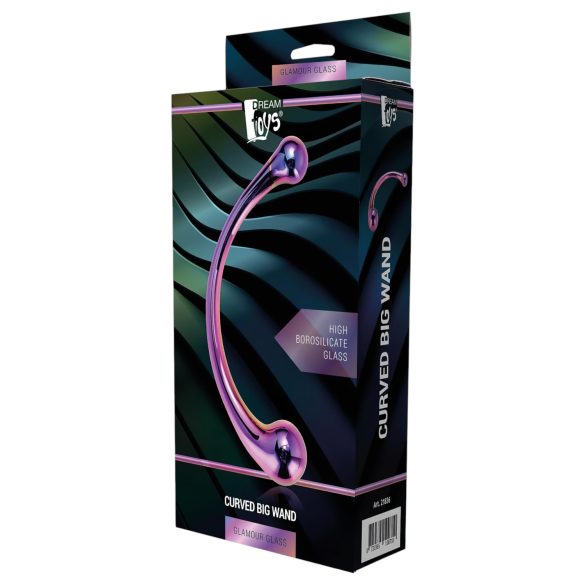 Dreamtoys - dildo masajeador de vidrio - color lila