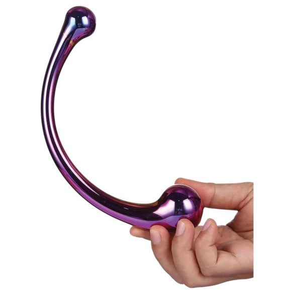 Dreamtoys - dildo masajeador de vidrio - color lila