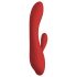 Revolución Roja Sofia - Vibrador recargable con estimulador de clítoris (rojo)