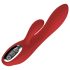 Revolución Roja Sofia - Vibrador recargable con estimulador de clítoris (rojo)