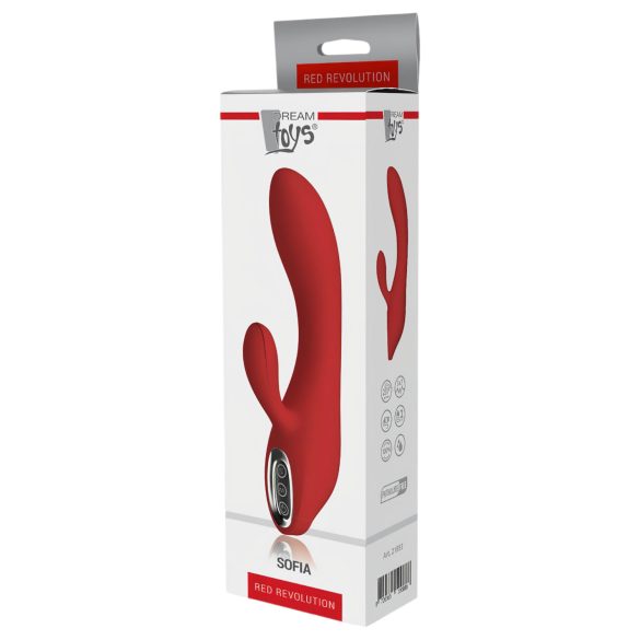 Red Revolution Sofia - vibrador con estimulador de clítoris recargable