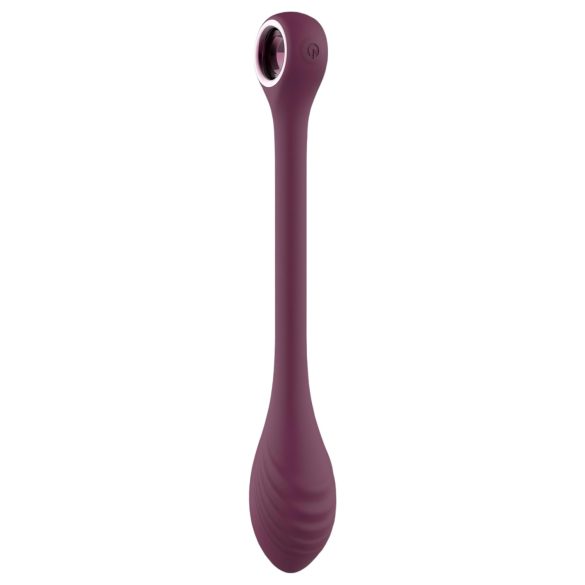 Glam - Vibrador recargable y flexible para el punto G, resistente al agua (lila)