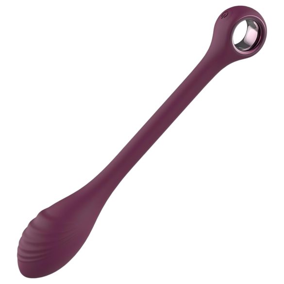 Glam - vibrador de punto G recargable, flexible y resistente al agua (lila)