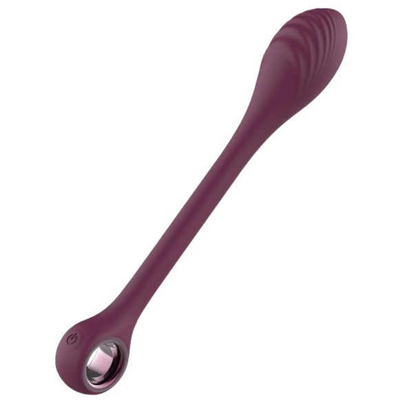 Glam - vibrador de punto G recargable, flexible y resistente al agua (lila)