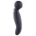 Glam - vibrador tipo varita de doble punta (gris oscuro)