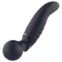 Glam - vibrador tipo varita de doble punta (gris oscuro)