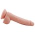 Señor Dixx 7.6 - consolador con ventosa y testículos - natural (19,5 cm)
