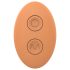 Glam - vibrador de pareja recargable (naranja)