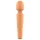 Glam - vibrador masajeador recargable - silicona naranja