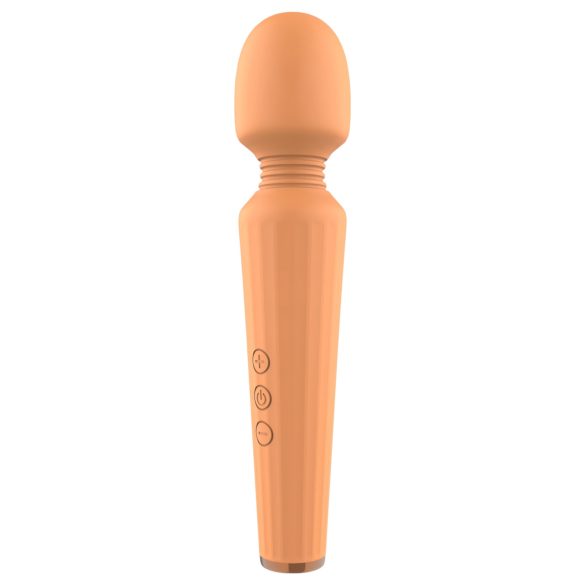 Glam - masajeador vibrador recargable (naranja)