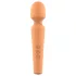 Glam - vibrador masajeador recargable - silicona naranja