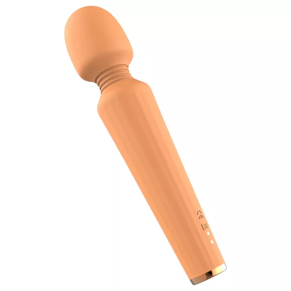 Glam - vibrador masajeador recargable - silicona naranja