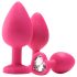 Set de entrenamiento anal Flirts - kit de plugs anales (3 piezas) - rosa