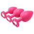 Set de entrenamiento anal Flirts - kit de plugs anales (3 piezas) - rosa
