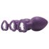 Flirts - kit de entrenamiento anal - set de plugs anales (3 piezas) - lila