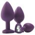 Flirts - kit de entrenamiento anal - set de plugs anales (3 piezas) - lila