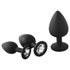   Dreamtoys Fantasstic - set de plugs anales - 3 piezas (negro)