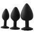 Dreamtoys Fantasstic - set de plugs anales - 3 piezas (negro)