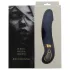 Goddess - vibrador acanalado con calefacción (azul oscuro)